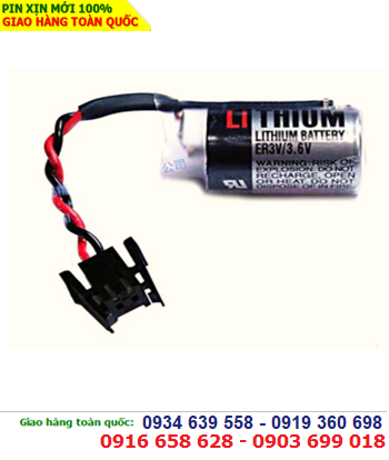 Pin nuôi nguồn PLC Toshiba ER3V lithium 3v 1/2AA 1000mAh chính hãng Made in Japan